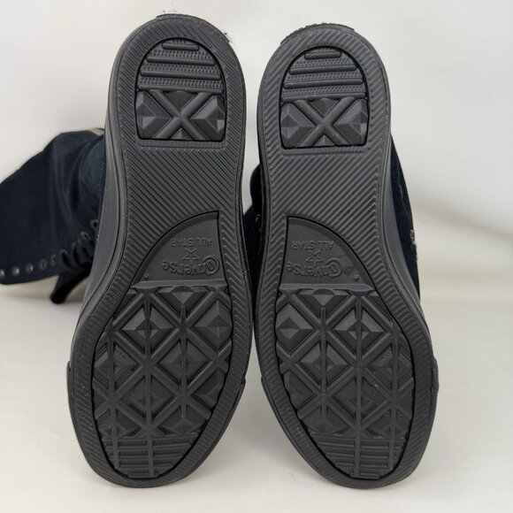 Converse Chuck Taylor All Star XX-Hi Knee-High Shoes Black Women's Size 7 - Picture 6 of 8